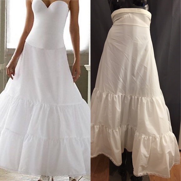 aline wedding dress slip
